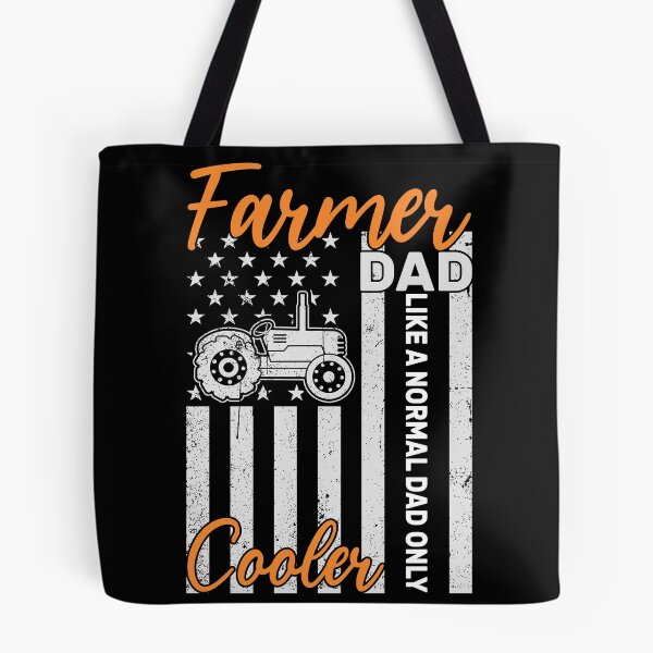 Item preview, Farmer Dad Cooler Tractor Patriotic designed and sold by KroghDs.