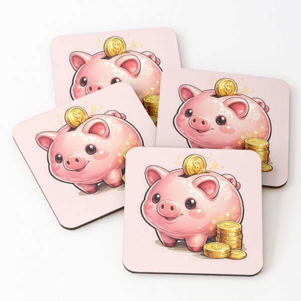 Item preview, Artistic Piggy Bank, Creative Piggy Bank, Finance and Savings Sticker designed and sold by DrizzyV.