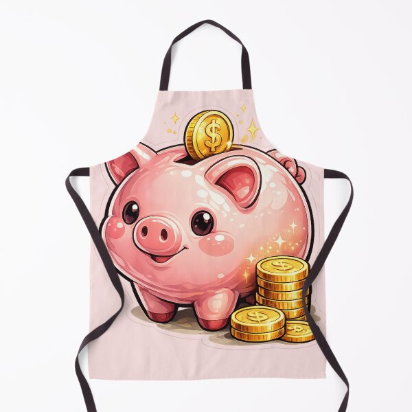 Item preview, Artistic Piggy Bank, Creative Piggy Bank, Finance and Savings Sticker designed and sold by DrizzyV.