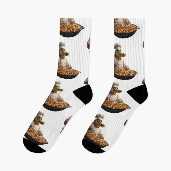 Item preview, Crocodile Chef: Master of Stuffed Veggies – Funny Egyptian Mahshi Cooking Art designed and sold by Fatomfatom.