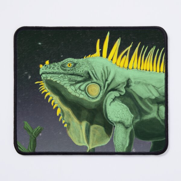Item preview, Green Iguana Art Print, Realistic Reptile Illustration, Wildlife Nature Wall Art designed and sold by Jacob Hokanson.