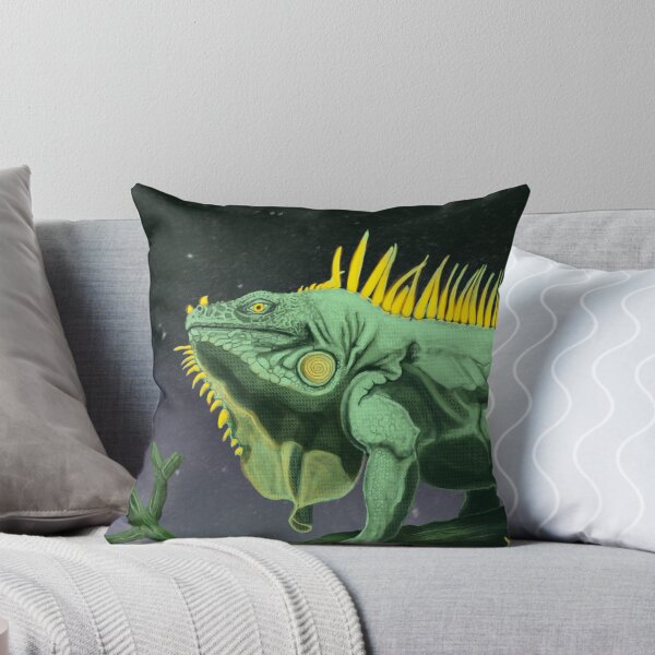Item preview, Green Iguana Art Print, Realistic Reptile Illustration, Wildlife Nature Wall Art designed and sold by Jacob Hokanson.
