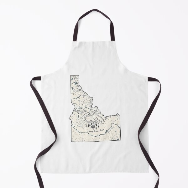 Item preview, Idaho Illustrated Map – Hand-Drawn Rivers & Nature Adventure Sketch designed and sold by Paper Drip.