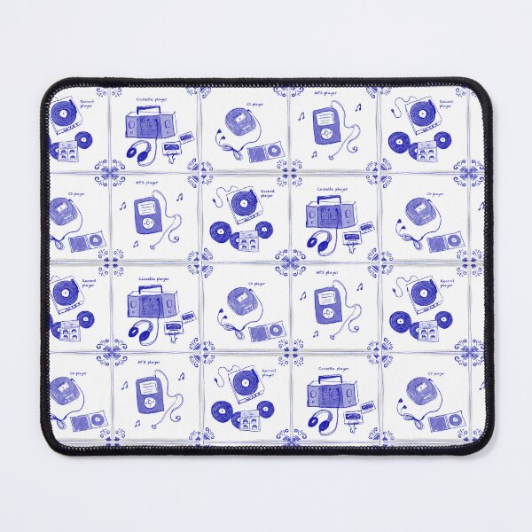 Item preview, Tunes Through Time in Blue designed and sold by The Sketchlight.