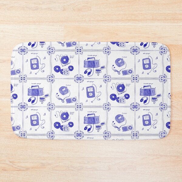 Item preview, Tunes Through Time in Blue designed and sold by The Sketchlight.