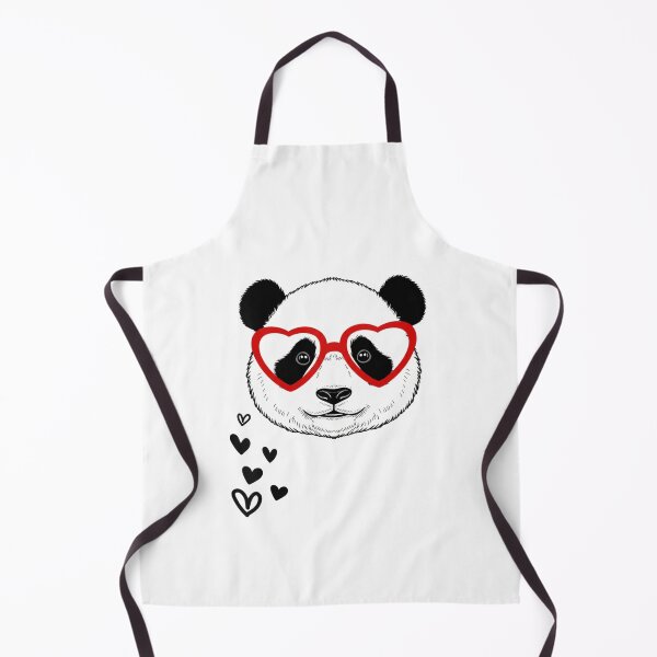 Item preview, Panda Heart Glasses Love Animal Valentine designed and sold by salmzouriart.