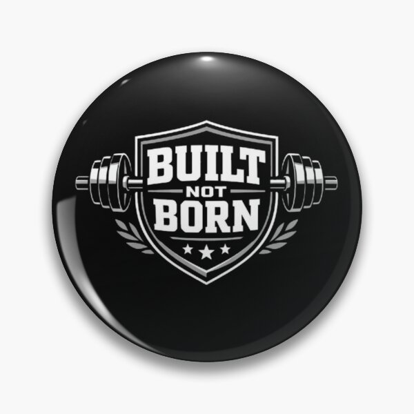 Item preview, Built Not Born – Gym Motivation Strength Design designed and sold by wanado.