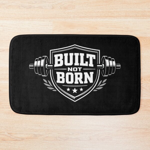 Item preview, Built Not Born – Gym Motivation Strength Design designed and sold by wanado.