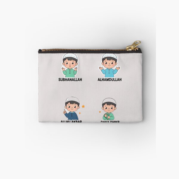 Item preview, Cute Muslim Kids Daily Dhikr Stickers – Subhanallah Alhamdulillah Allahu Akbar designed and sold by Noor_Creations.