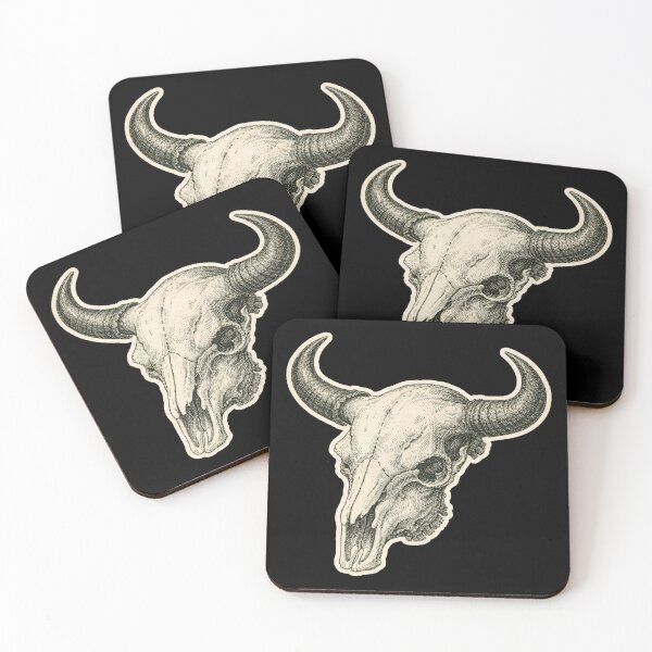 Item preview, Bison Skull Engraving Illustration – Gift for Book Lovers • Dark Academia Scientific Art designed and sold by JacobKAurumhead.