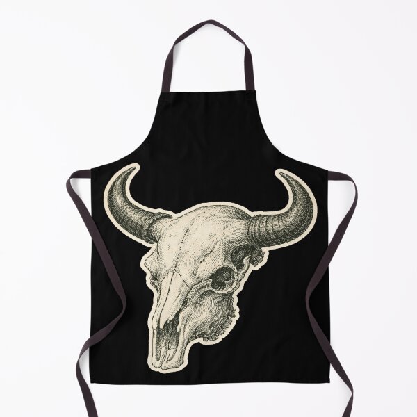 Item preview, Bison Skull Engraving Illustration – Gift for Book Lovers • Dark Academia Scientific Art designed and sold by JacobKAurumhead.