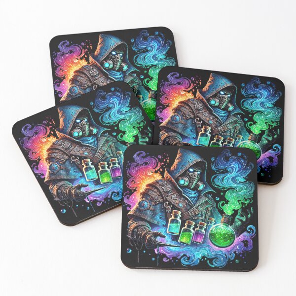 Item preview, The Neon Plague Alchemist designed and sold by TheInkRaven.