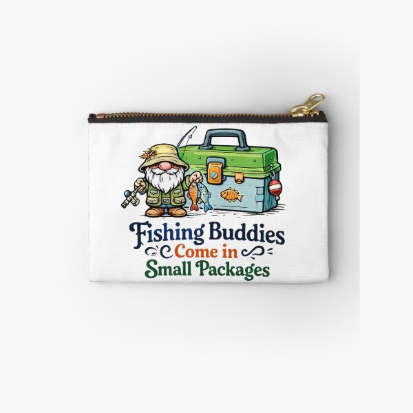 Item preview, Fishing Buddies Come in Small Packages Gnome Illustration designed and sold by Moriarty's Digital Visions.