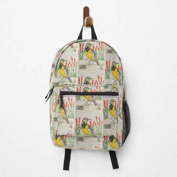 Item preview, Wyoming state bird and flower, the meadowlark and Indian paintbrush designed and sold by Matt Starr Fine Art .