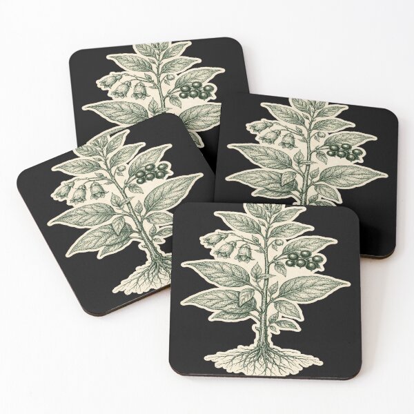 Item preview, Medicinal Plant Engraving Illustration – Gift for Book Lovers • Botanical Dark Academia Art designed and sold by JacobKAurumhead.