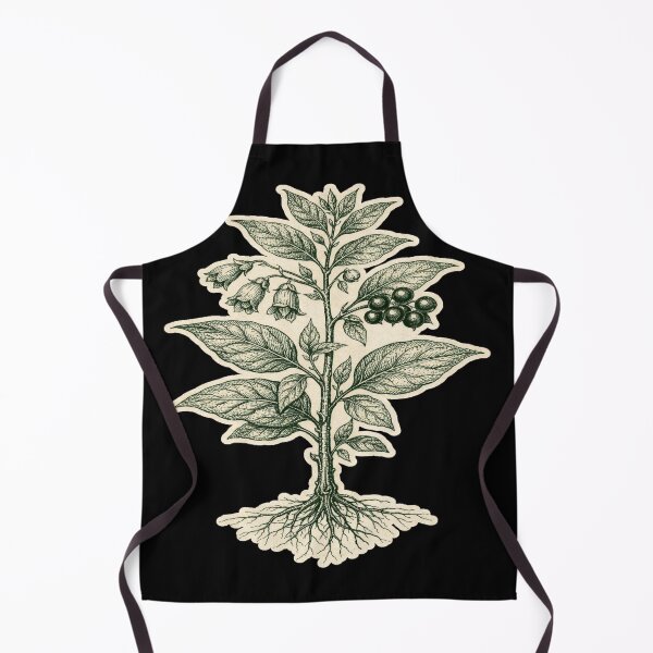 Item preview, Medicinal Plant Engraving Illustration – Gift for Book Lovers • Botanical Dark Academia Art designed and sold by JacobKAurumhead.
