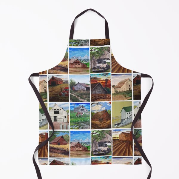 Item preview, Barns at the Farm  designed and sold by Matt Starr Fine Art .