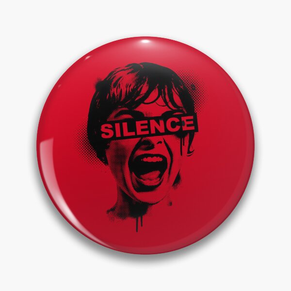 Item preview, Silence Censored Screaming Woman Halftone Grunge Aesthetic designed and sold by MarCinu Art.