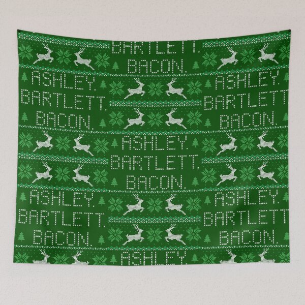 Item preview, Ashley Bartlett Bacon Ugly Christmas Sweater designed and sold by Normbot2000.