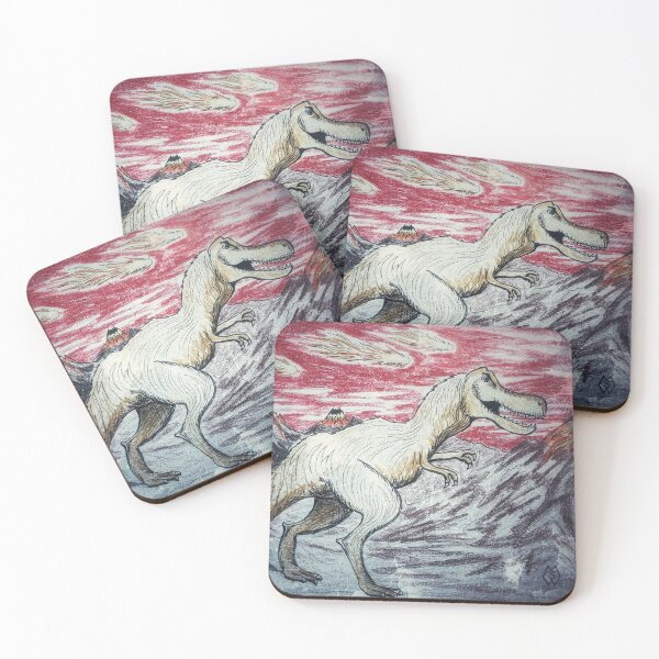 Item preview, Asteroid shower impacts dinosaurs designed and sold by Matt Starr Fine Art .