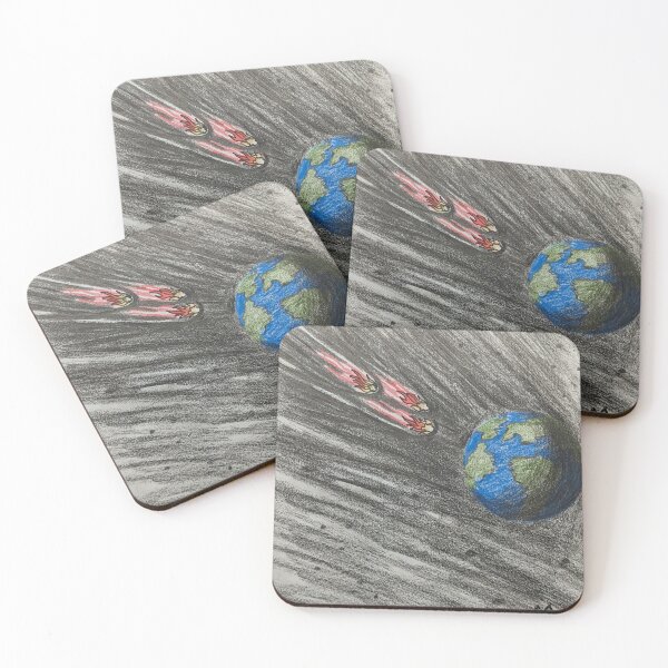 Item preview, Astroids falling towards Earth  designed and sold by Matt Starr Fine Art .