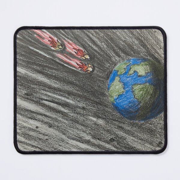 Item preview, Astroids falling towards Earth designed and sold by Matt Starr Fine Art .