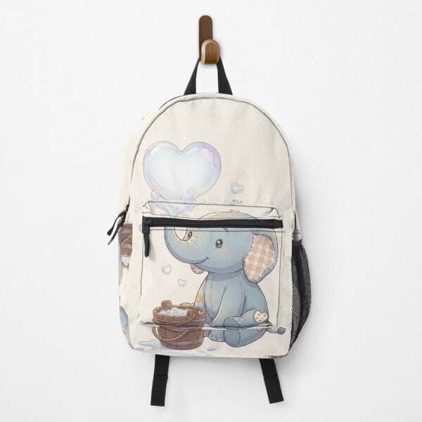 Item preview, Gentle Elephant Blowing Heart Bubble designed and sold by HumTumMe.