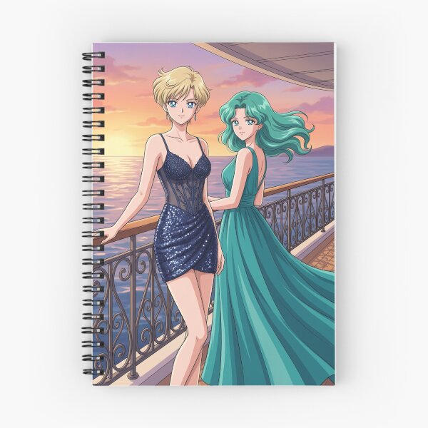 Item preview, Haruka and Michiru Cruise Date designed and sold by Solace Sparkles.