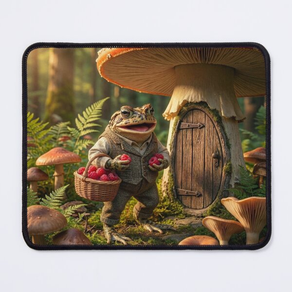 Item preview, Toad Out Gathering Raspberries designed and sold by Tridentulus.