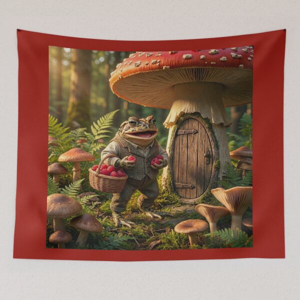 Item preview, Toad Out Gathering Raspberries designed and sold by Tridentulus.