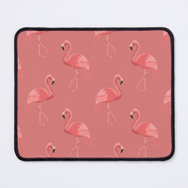 Item preview, Pink Tropical Flamingos on a pink background designed and sold by SaltyCoveStudio.