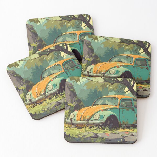 Item preview, Car Nature Landscapes Whimsical Characters Colorful Art Design designed and sold by ART ATTACK ZONE.