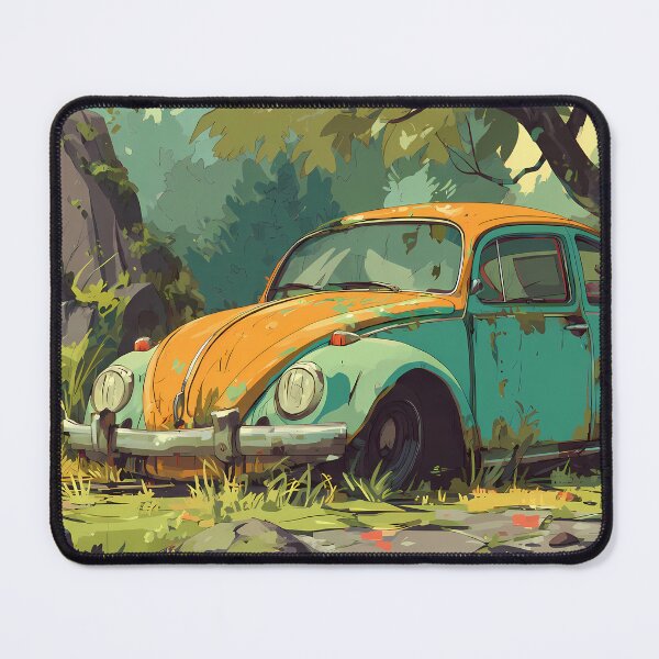 Item preview, Car Nature Landscapes Whimsical Characters Colorful Art Design designed and sold by ART ATTACK ZONE.