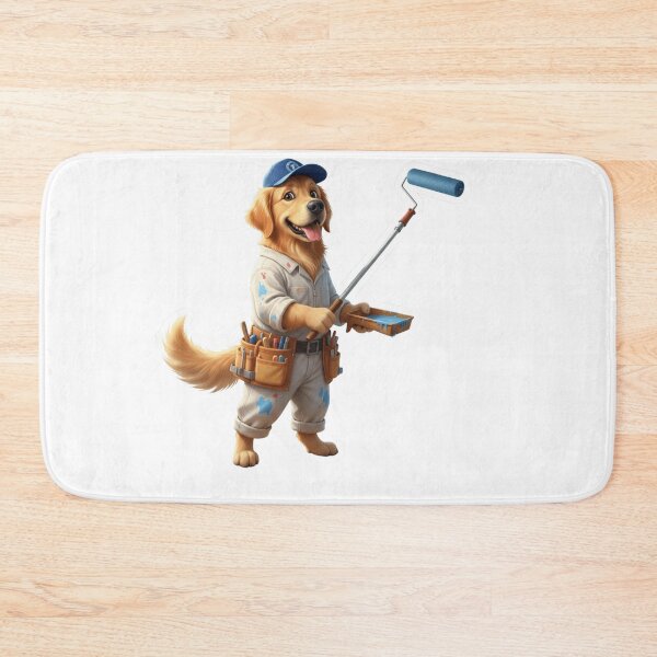 Item preview, Expert Golden Retriever Painter - Cute Dog House Painting & Home Decor Art designed and sold by Fatomfatom.