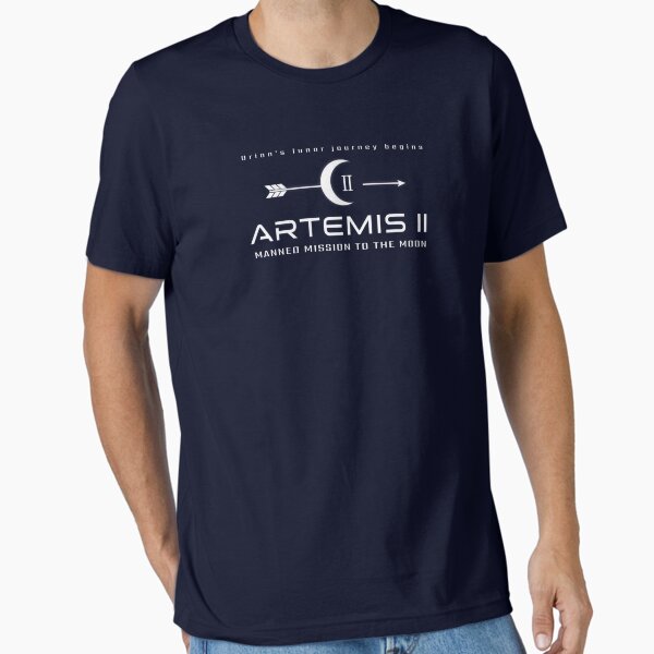 Artemis II Orion Lunar Journey Manned Moon Mission Art Essential T-Shirt