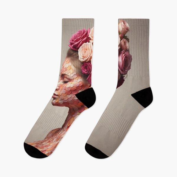 Item preview, Artistic profile portrait of an elegant woman designed and sold by JOTAMIKE.
