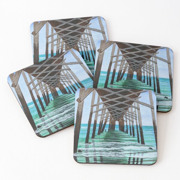 Item preview, Holden Beach Pier  designed and sold by Matt Starr Fine Art .
