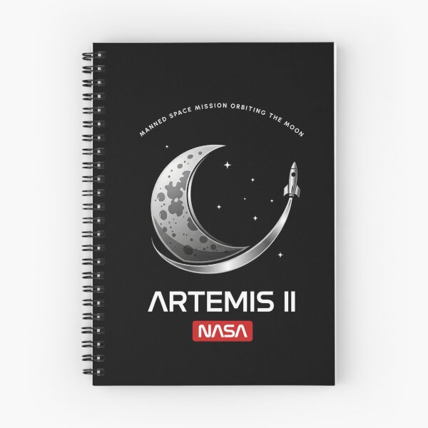 Item preview, Artemis II Manned Moon Mission Classic NASA Space Logo Art designed and sold by KiwiRider.
