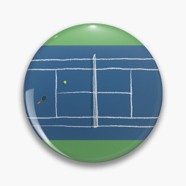Item preview, Game-Set-Match (blue and green tennis court) designed and sold by The Sketchlight.