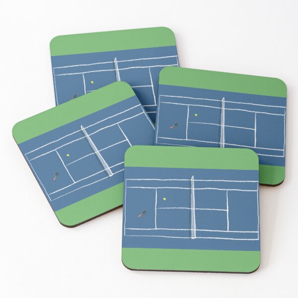 Item preview, Game-Set-Match (blue and green tennis court) designed and sold by The Sketchlight.