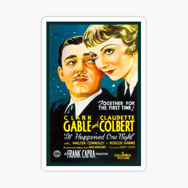 It Happened One Night Sticker