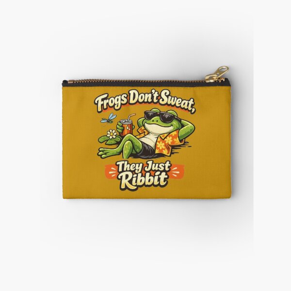 Item preview, Frogs Don’t Sweat, They Just Ribbit designed and sold by FroggyOnly.