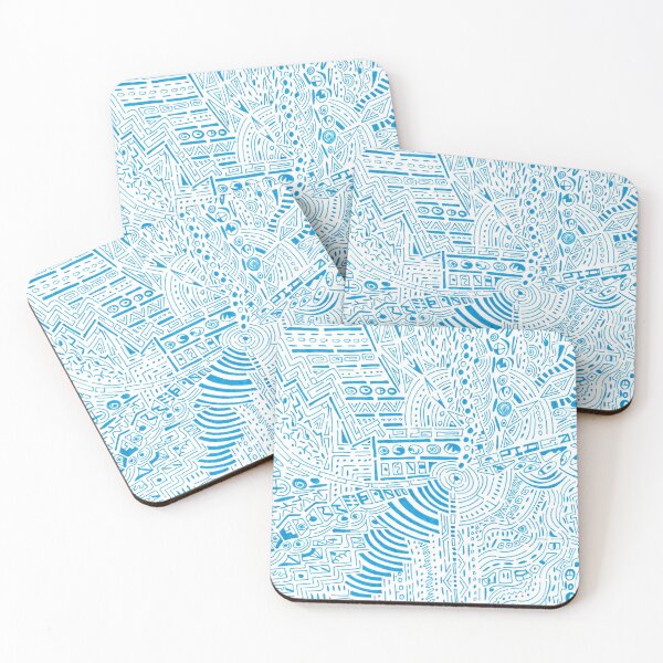 Item preview, Light Blue Abstract Design designed and sold by BScottDesign.