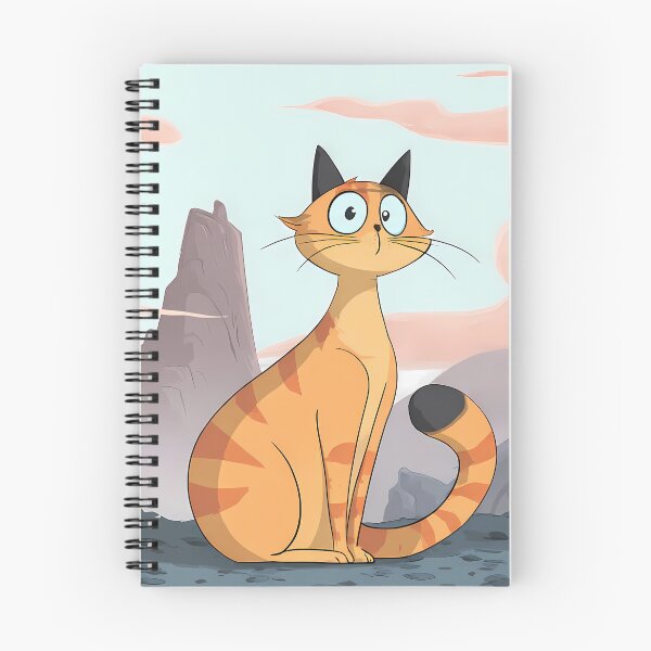 Item preview, Catty Charming Landscapes Whimsical Characters Colorful Art Design designed and sold by ART ATTACK ZONE.