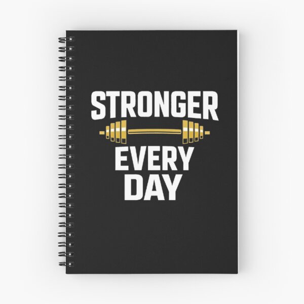 Item preview, Stronger Every Day – Gym Motivation Training Design designed and sold by wanado.