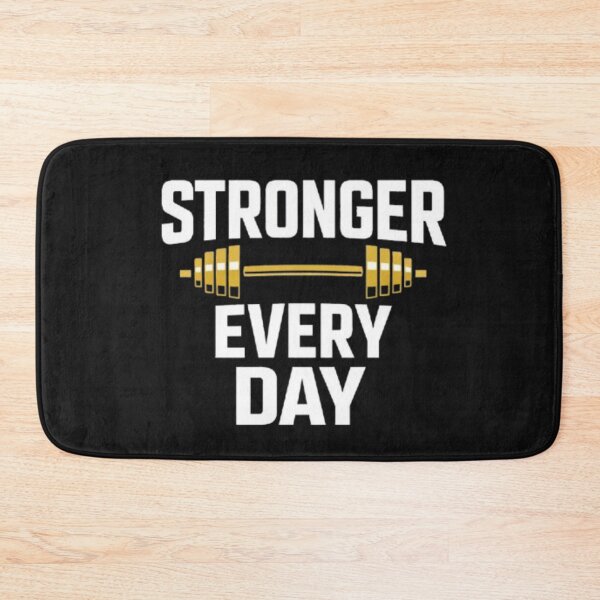 Item preview, Stronger Every Day – Gym Motivation Training Design designed and sold by wanado.