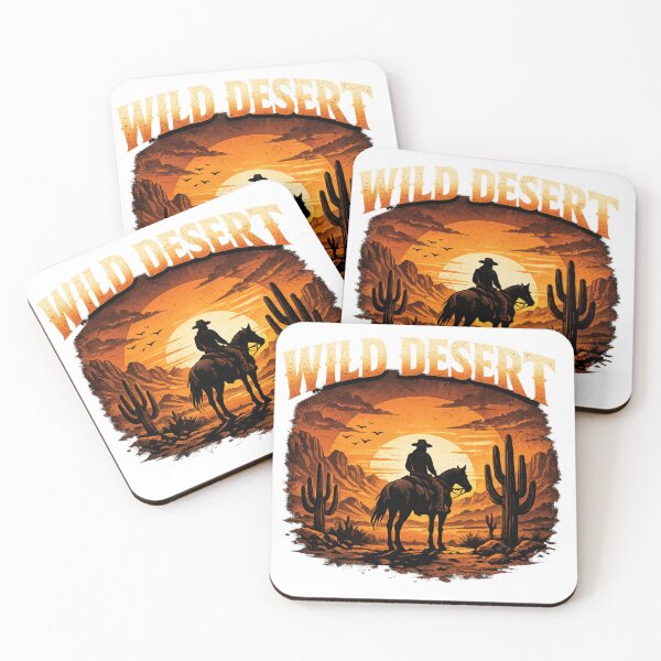 Item preview, Wild Desert Cowboy T-Shirt – Western Sunset Cowboy Silhouette Graphic Tee, Vintage Desert Western Shirt designed and sold by Ahmed Elgendy.