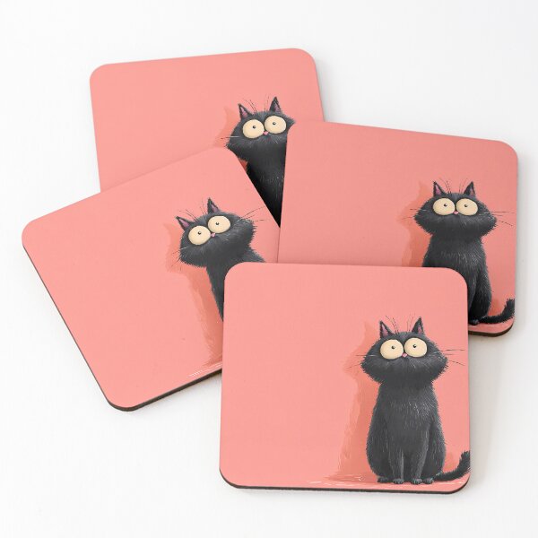 Item preview, Kitty Charming Landscapes Whimsical Characters Colorful Art Design designed and sold by ART ATTACK ZONE.