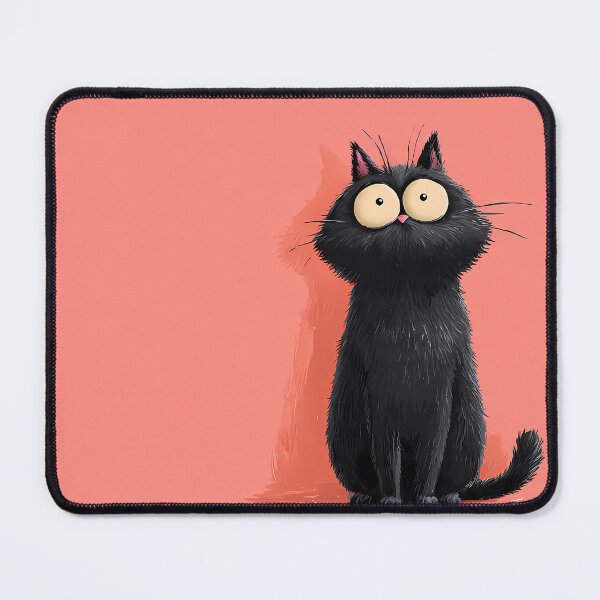 Item preview, Kitty Charming Landscapes Whimsical Characters Colorful Art Design designed and sold by ART ATTACK ZONE.