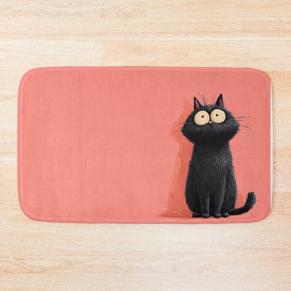 Item preview, Kitty Charming Landscapes Whimsical Characters Colorful Art Design designed and sold by ART ATTACK ZONE.